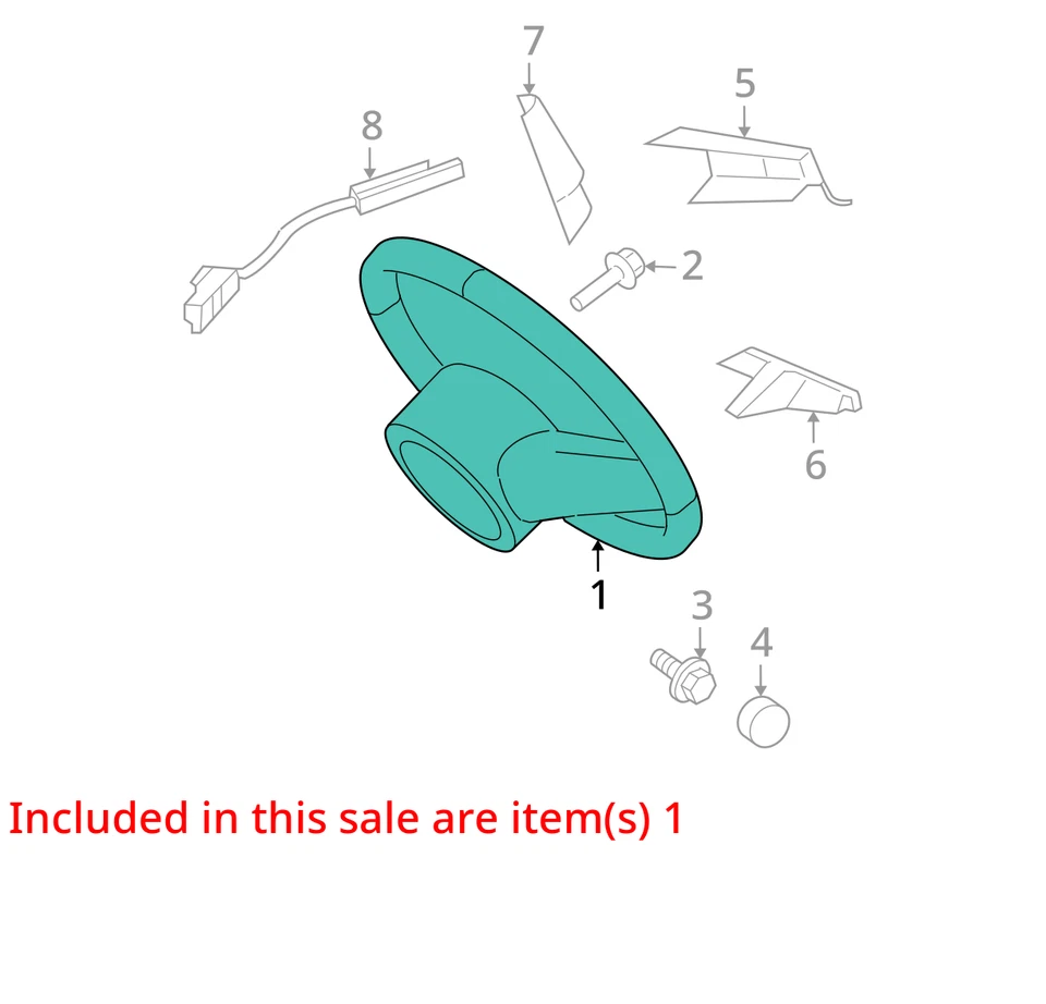 2005-2009 FORD MUSTANG STEERING WHEEL 6R3Z3600CAA NEW OEM - Image 2 of 3