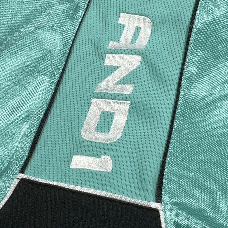 Винтажные мужские баскетбольные шорты AND1 большие как новые зеленые черные ослепительные блестящие мешковатые - Изображение 2 из 4