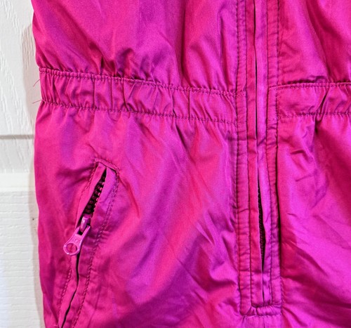 Oshkosh B'Gosh Girls Snow Bibs Suit s.M 5-6 Pink Ski Overalls - Picture 4 of 10
