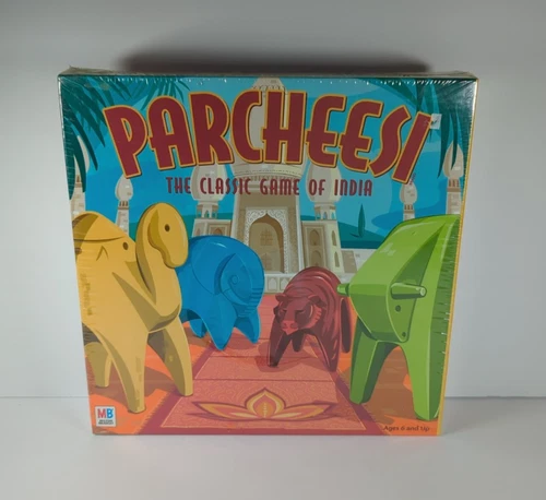 Parcheesi Board Game 2001 Milton Bradley Vintage Classic Game of India BRAND NEW