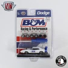 M2 Machines 1969 Dodge Daytona Hemi 1:64 34002 Series - R10 22-02 B & M Racing
