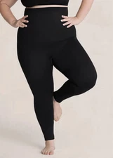 Shapermint Essentials High Waisted Shaping Leggings, Black, Women's 4XL