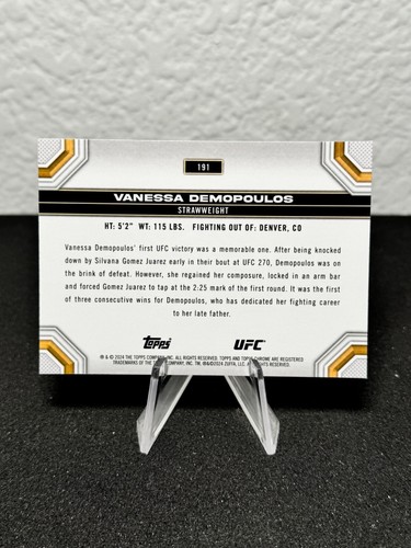 Réfracteur à prisme base UFC chromé 2024 Topps 1 - 200 - COMPLÉTEZ VOTRE SET - PYC - Photo 227/237