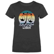 Libra Zodiac Sign Horoscope Astrological Women's  T-shirt