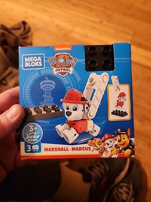 Paw Patrol ~ Marshall ~ Mega Bloks ~ Junior Builders ~ 3 Piece Set ~ Mattel NEW!