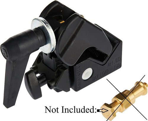 Manfrotto 035RL Super Clamp - Black (No Stud or Attachment) - Picture 2 of 2