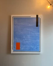 Interruption in Orange No. 01 - (24”x30”x1.5”)