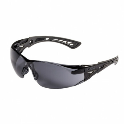 Bolle Rush+ Safety-SMOKE Lens Black/Grey Temples,Platinum Anti-Fog-Medicos Club