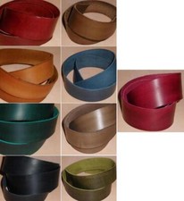 Lederriemen 1-9cm Breit ⌀2,5mm Timber Büffel Flachriemen Gürtelriemen bis 200cm