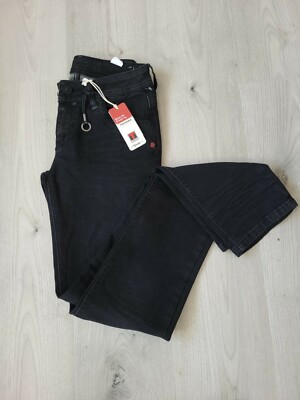 Women's Timezone super stretch slim fit  jeans Black color size UK 26/34  New E.