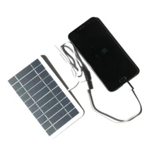 2W 5V solar charging panel solar outdoor mobile phone power bank charger