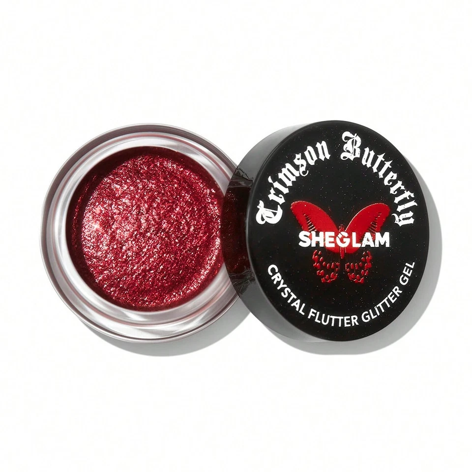 CRIMSON BUTTERFLY Sheglam Crystal Flutter Gitter Gel EYESHADOW - COCOON - Image 2 of 4