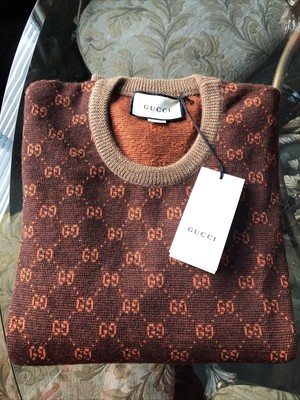 orange gucci sweater