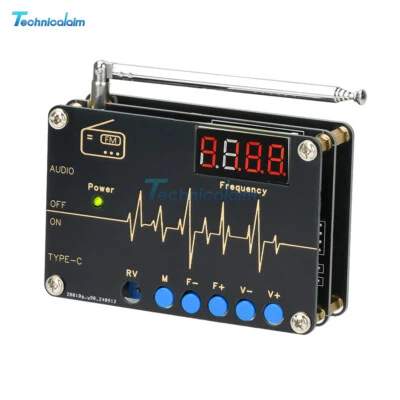 MARKENLOS Hágalo usted mismo Kit Electrónico Digital RDA5807M Radio FM 87-180MHz Kit de Soldadura Electrónica