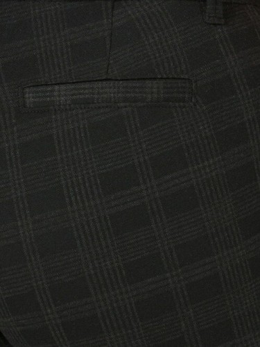 Lee Damen schwarz kariert Mid Rise Regular Fit gerades Bein Stretch Strick Hose NEU - Bild 3 von 9