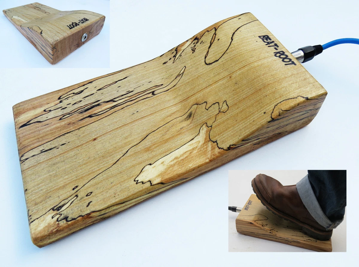STOMP BOX FOOT DRUM. PRO HEEL AND TOE MODEL FROM BEAT ROOT UK