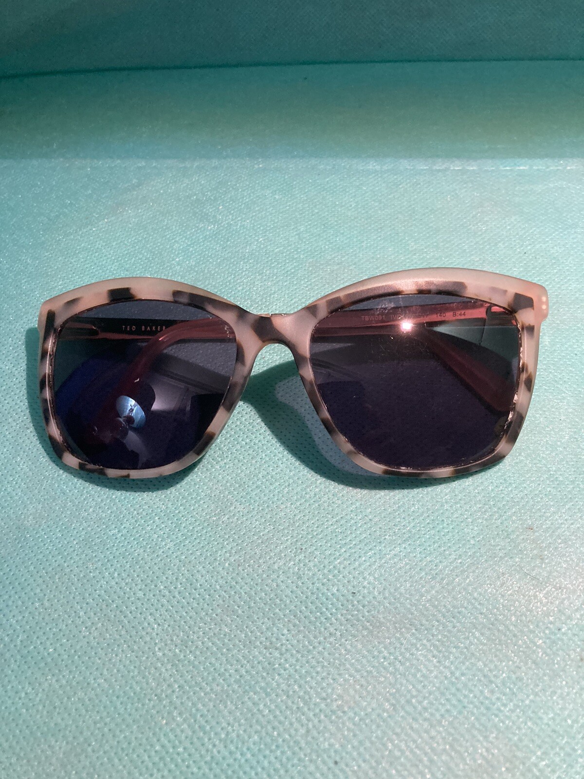 Ted Baker Cat Eye Sunglasses with Tortoise & Blush Gold Frame TBW091-image