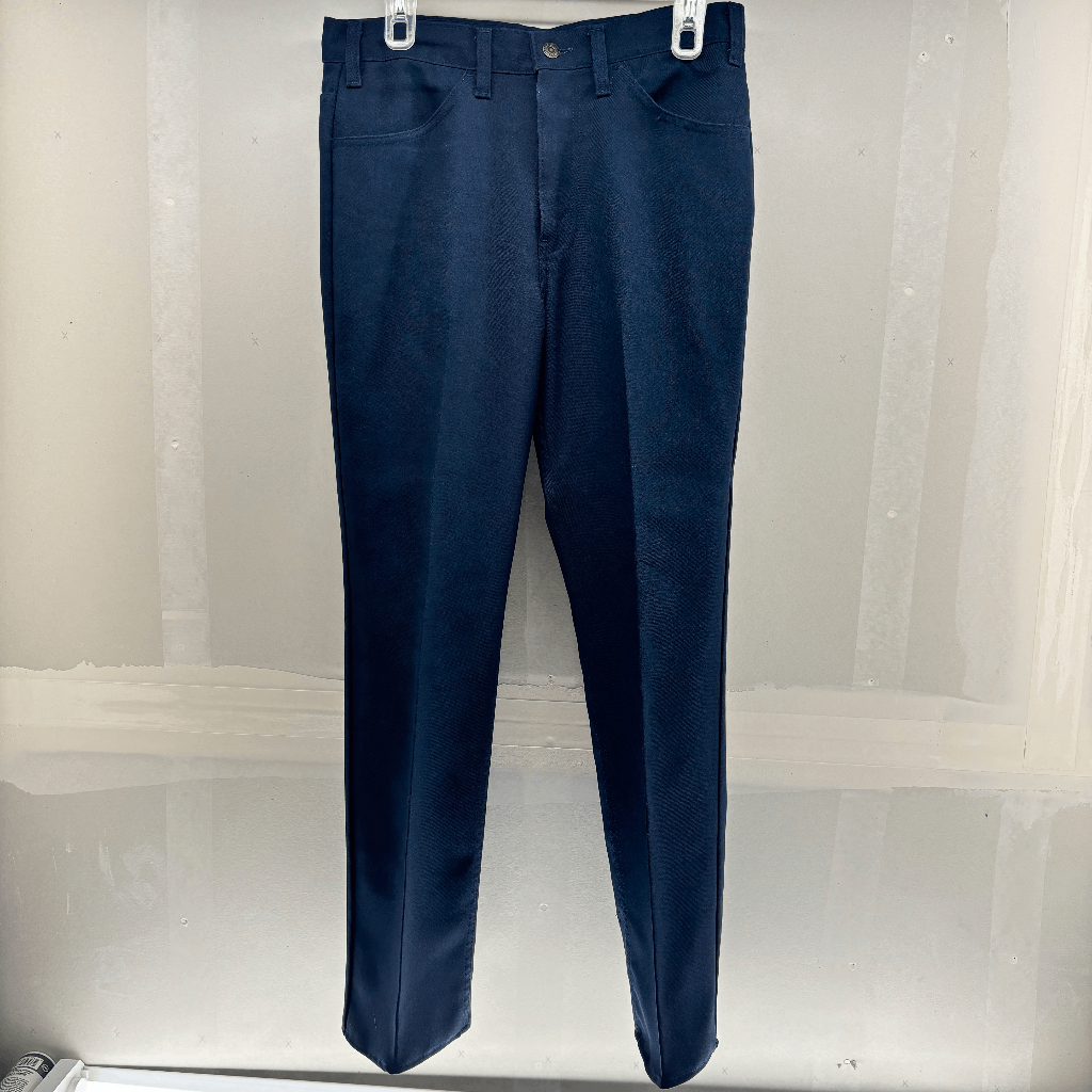 Vtg Levis 517 Mens Pants 33x30 Navy Blue 80s Made in USA 42 White 