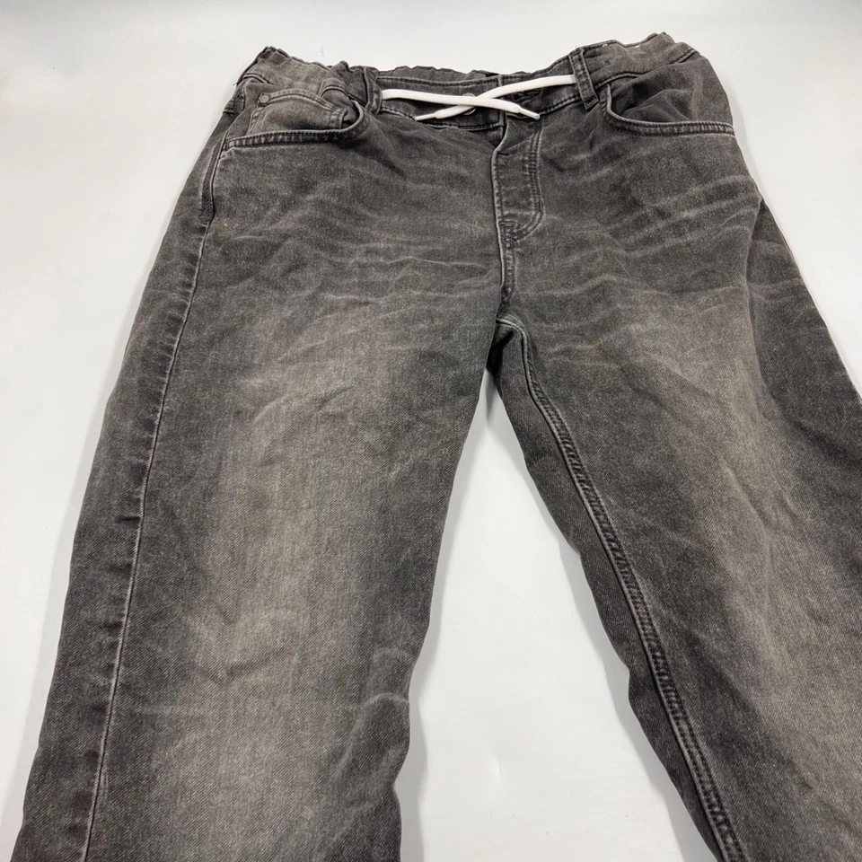 Jeans Denim & Co H&M Jóvenes Niños Talla 16 Gris Denim Algodón Elástico Joggers Tanga Foto 2 de 4