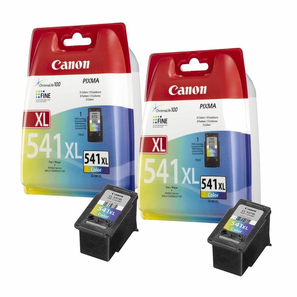 Cartouche D'encre PG540XL Noir Et CL541XL Couleur Compatible Canon Pixma MG3600 - Recharge Haute Capacité