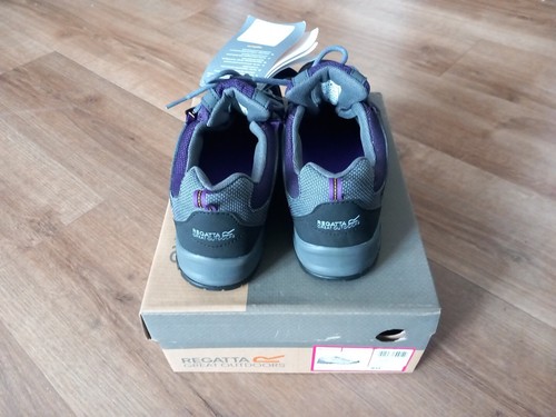 Regatta RWF446 Lady Ultra-Max II Low UK 7 Women Walking Trainers Gran/AlpPur - Picture 5 of 16
