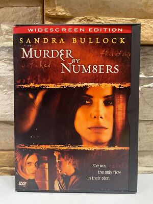 MURDER BY NUMBERS: SANDRA BULLOCK RYAN GOSLING MICHAEL PITT CHRIS PENN USED DVD