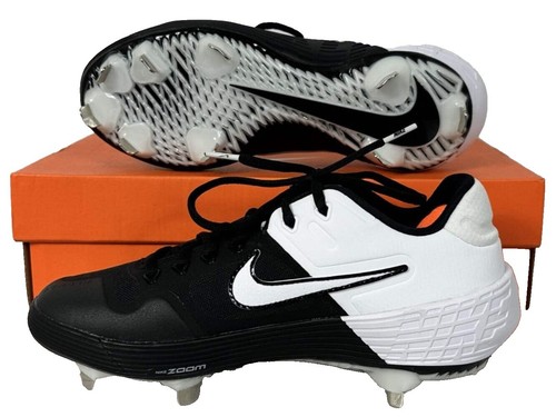 Adidas Adizero Afterburner Baseball Black White Cleats Men display picture 1