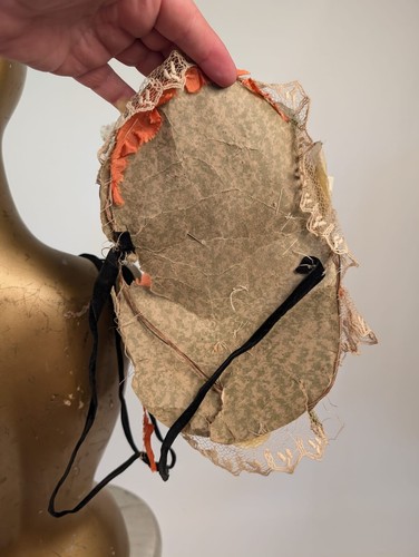 1920’S HAND MADE HAT W LACE + FLORALS - Picture 8 of 8