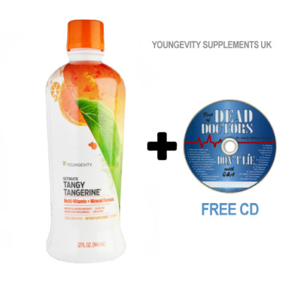 Beyond Tangy Tangerine Liquid Youngveity Bio Multi Vitamin 32 flüssige Unzen + kostenlose CD