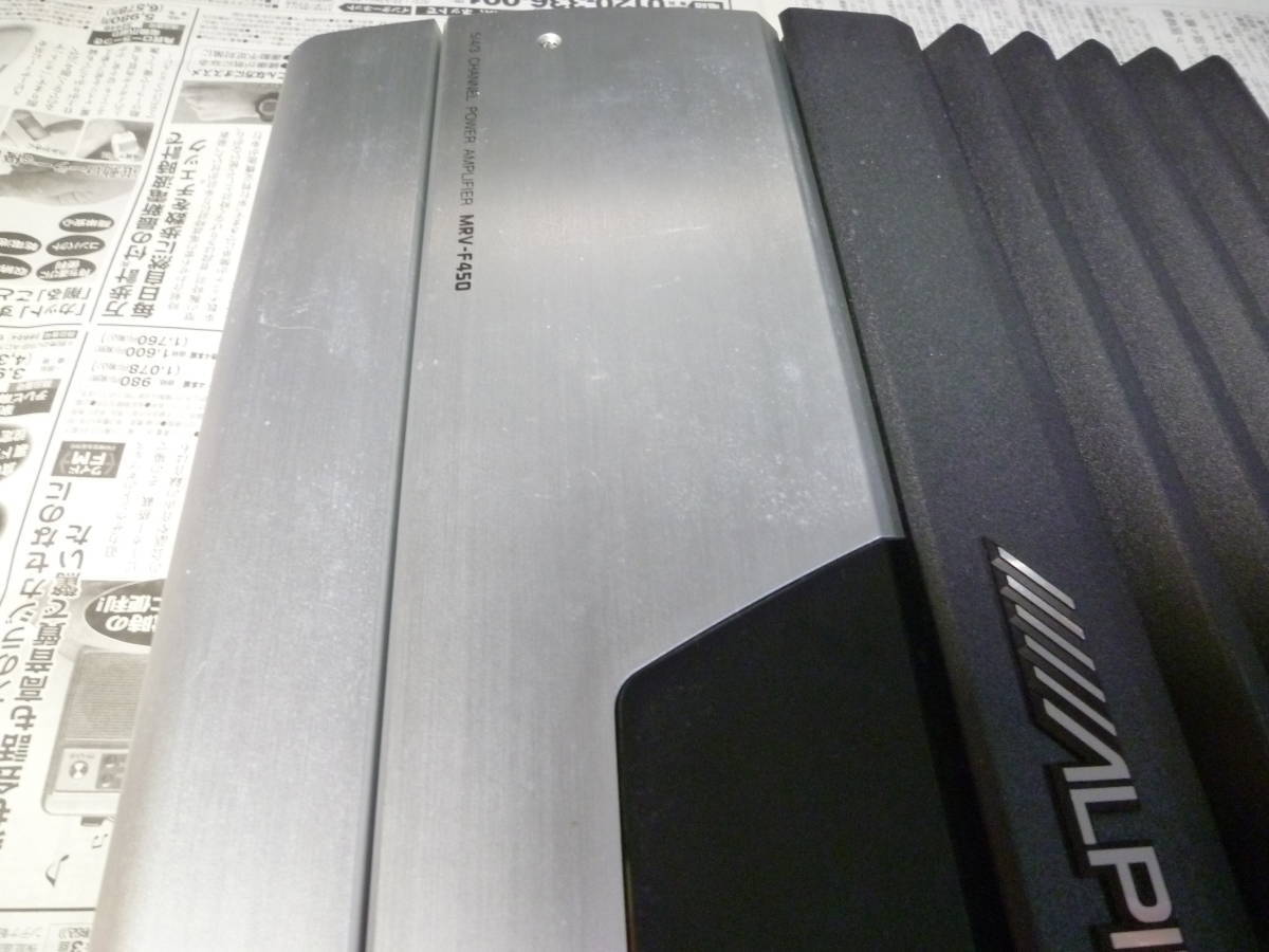 Alpine MRV-F450 5 Channel Power Amplifier Tested One Owner