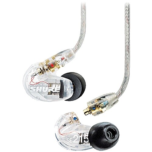 Shure SE215 Right Side Earphone Piece, No Cable or Clip, Clear