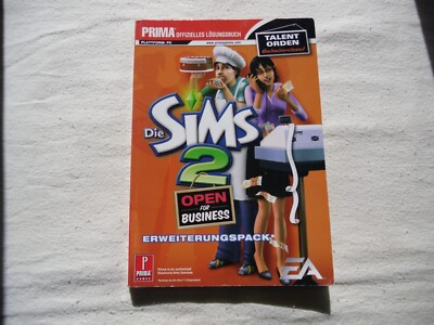 DIE SIMS 2 OPEN FOR BUSINESS - offizielles Lösungsbuch