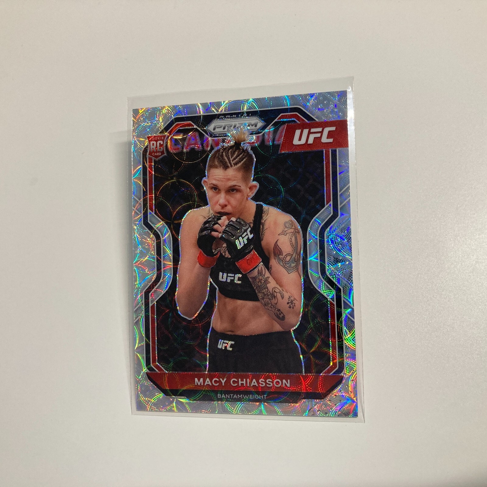 Macy Chiasson 2021 Panini Prizm UFC Premium Box Set Scope Rookie Card 37/99 #37