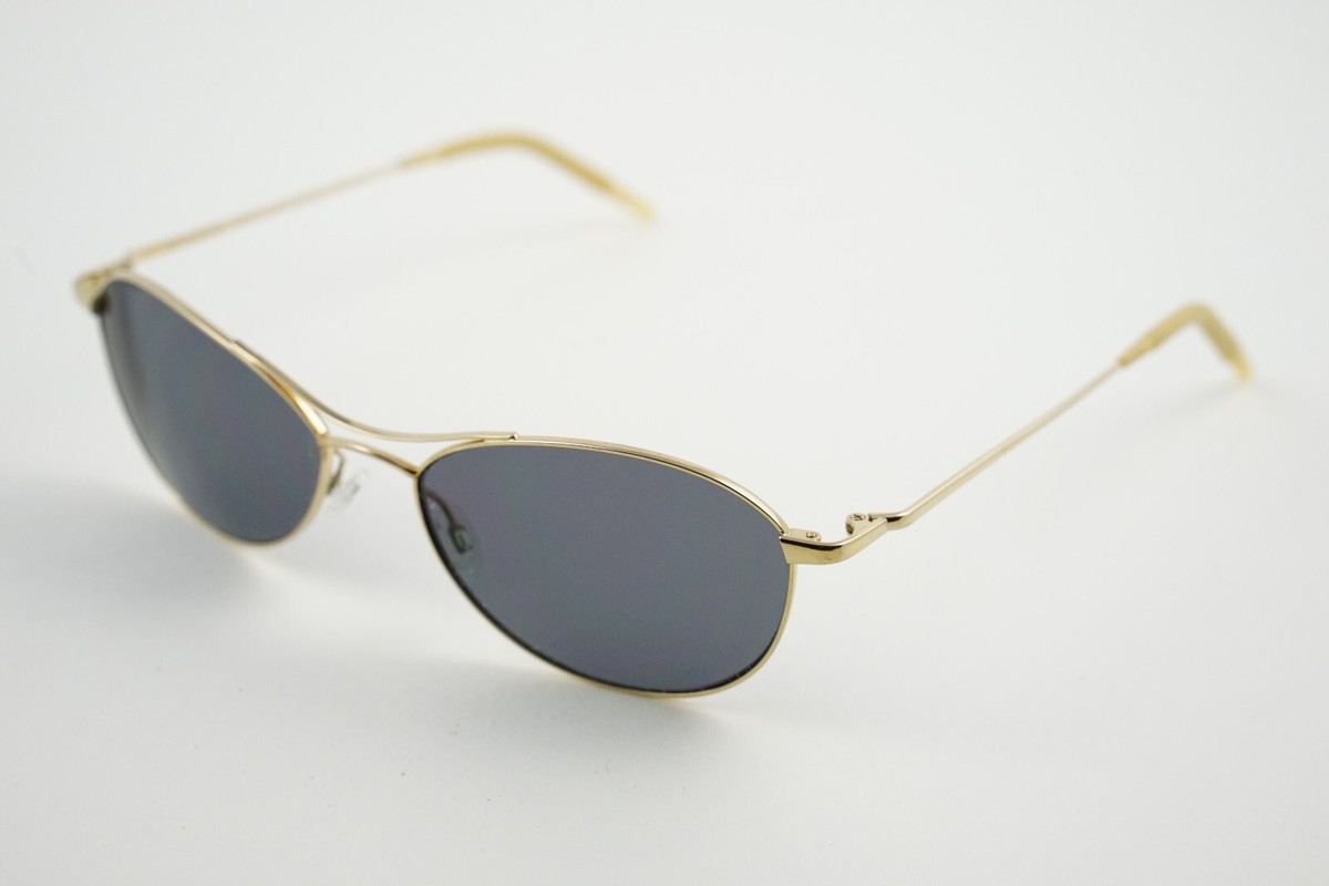 Oliver Peoples Gold Aero Sunglasses Pilot Polarized 57 17 140 Good! Aero (57) Oliver Peoples Polished Gold Sunglasses  main image 4