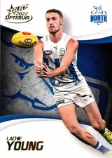 2022 NORTH MELBOURNE KANGAROOS AFL Card LACHIE YOUNG Optimum