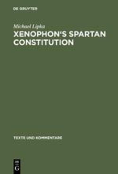 Michael Lipka | Xenophon's Spartan Constitution | Buch | Englisch