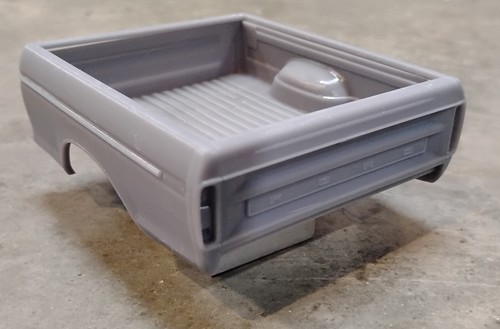 3D Printed 1/25 1973-1979 Ford 6.5 ft Bed and Liner with Trim and "Ford" Stamp