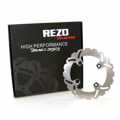 Rezo gewellte Edelstahl Bremsscheibe hinten für Honda XRV 650 Africa Twin 88-89