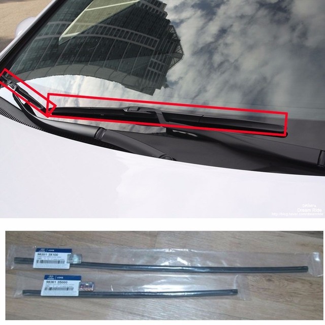 Windshield Wiper Blade Rubber Refiil Set For OEM Parts 20112014 Sonata eBay