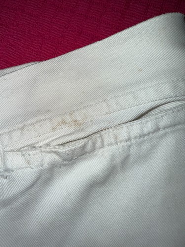 Marine Nationale ancien pantalon toile lin coton réf MA14 - Picture 6 of 8