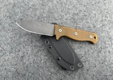 CountyComm x MaxMadco Limited Edition R4A Fixed Blade - Ultem - D2 with Extras