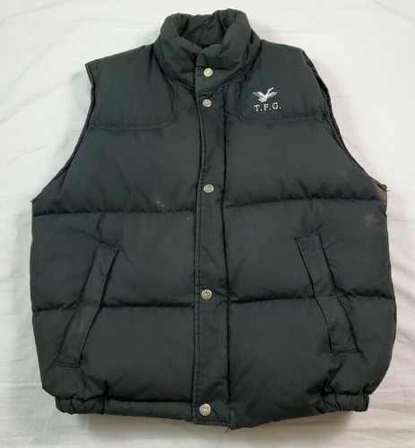 Down Puffer Vest Jacket Black 