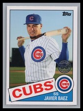 2020 Topps Update #85TB-13 Javier Baez 1985 Topps Baseball 35th Anniversary