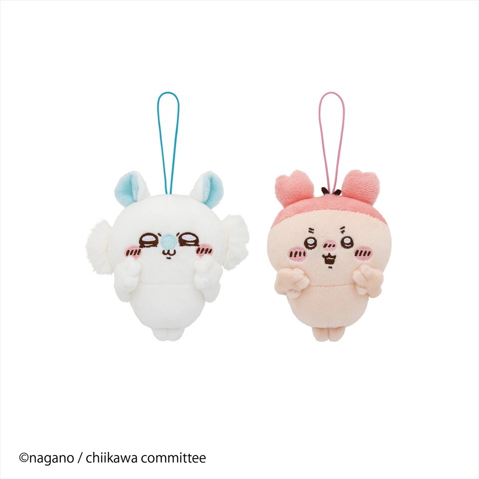 Chiikawa Momonga Kani chan Plush Toy Doll Mascot 4inches Set