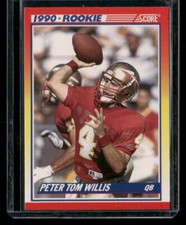 1990 Score Football #656 Peter Tom Willis ROOKIE