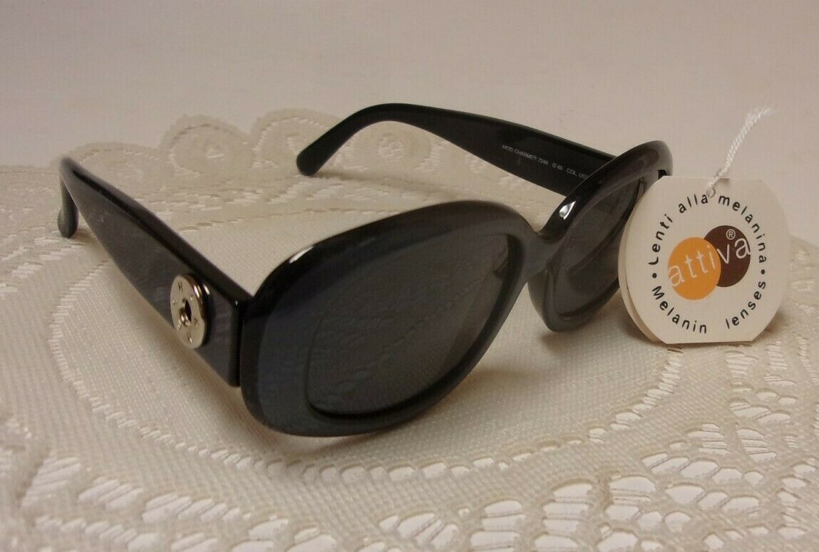 Attiva Melanin Lenses Eyeglasses New POLICE Sunglasses Gunmetal Double-layer Tortoise Rim and  main image 4