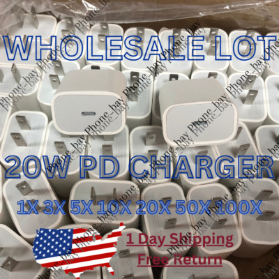Lot 20W USB Type C Power Adapter Fast Charger Cube Block For iPhone iPad Android