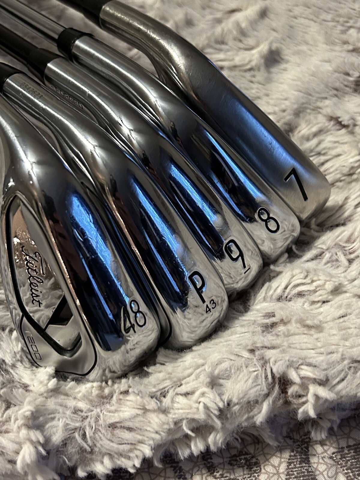 Titleist T200 T300 Blended Iron Set Left Hand Graphite Reg EUC 7P,48