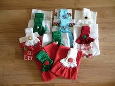 Crocheted top Kitchen Towels You Choose Christmas Fall Halloween Easter St Patty