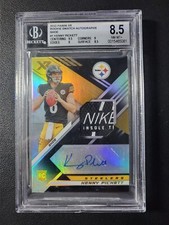 2022 Panini XR Kenny Pickett 1/1 One of One Rookie Swatch Auto BGS 8.5